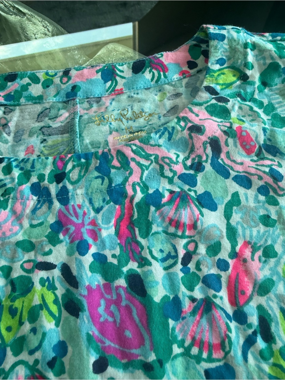 Lilly Pulitzer Diann Floral Long Sleeve Cotton Dress - Picture 4 of 6